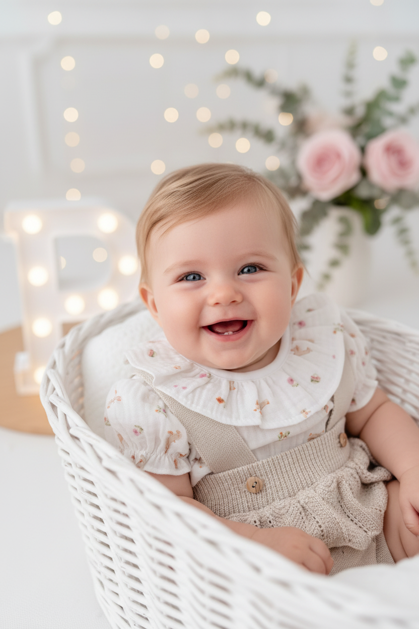 Fofo e blusa tema flores 3-12M