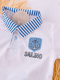 Conjunto âncora: polo e calções