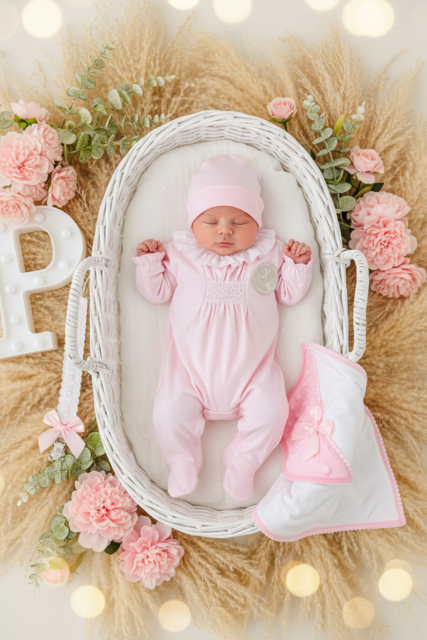 Babygrow favos em algodão