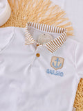 Conjunto âncora: polo e calções