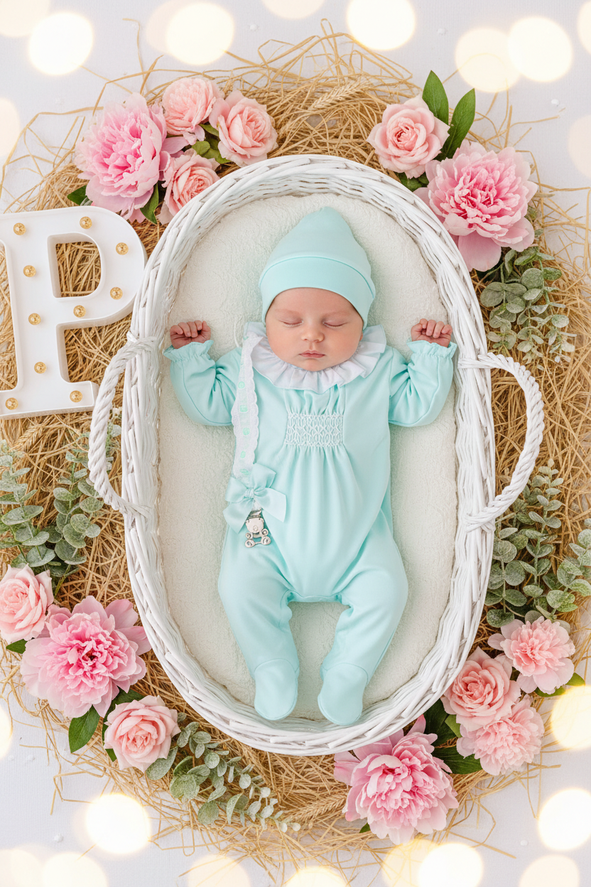 Babygrow favos em algodão