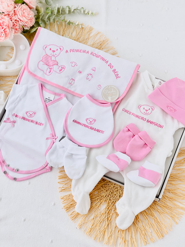 Conjunto primeira roupinha VELUDO
