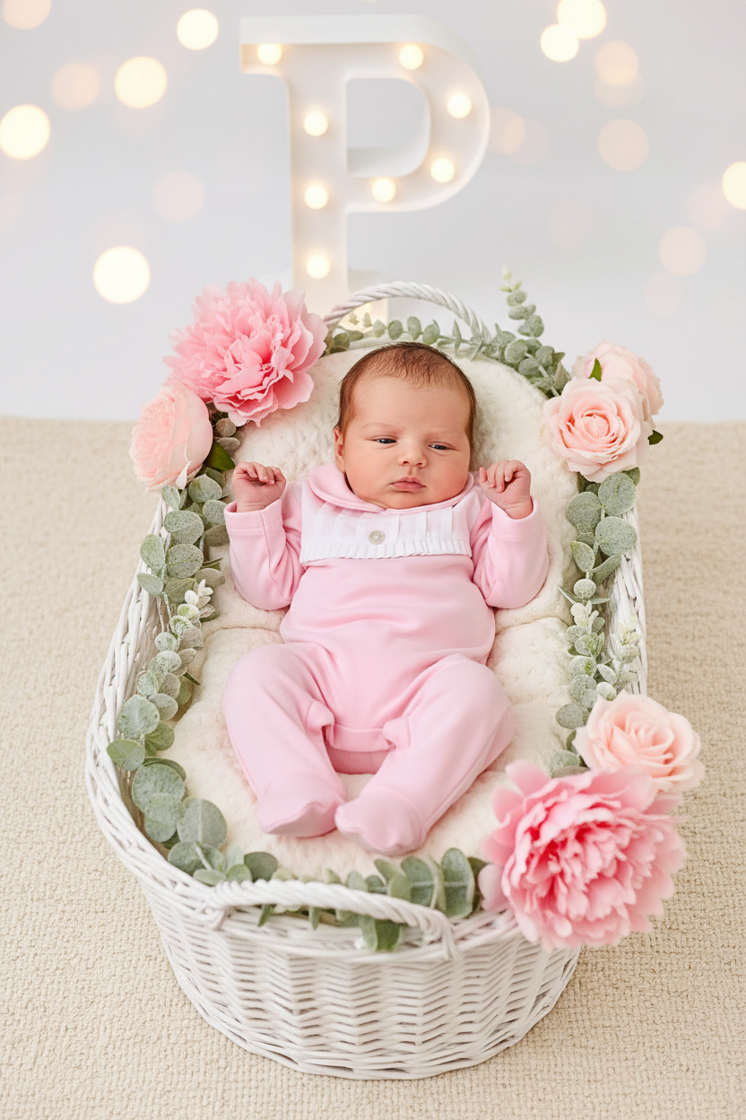 Babygrow algodão gola Peter Pan