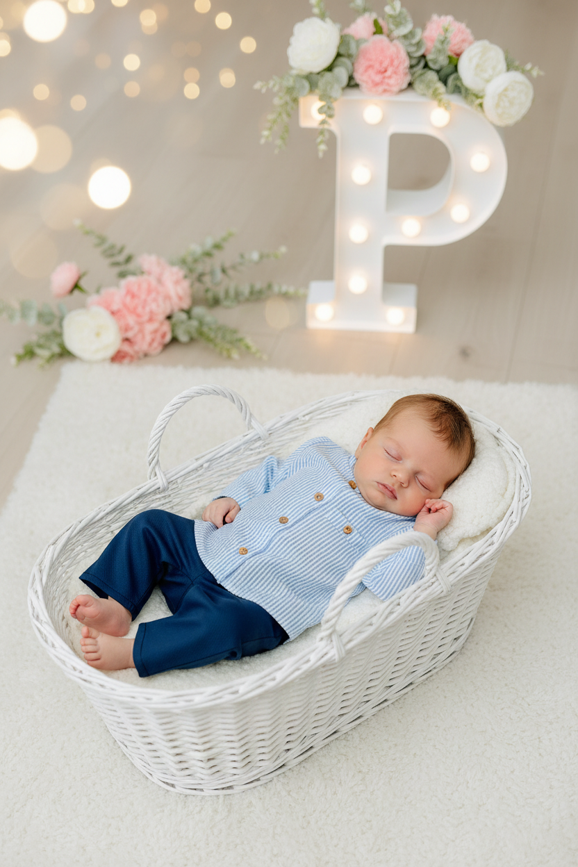 Conjunto menino risquinhas: camisa e calças