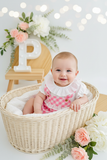 Fofo vichy rosa e camisola com golinha