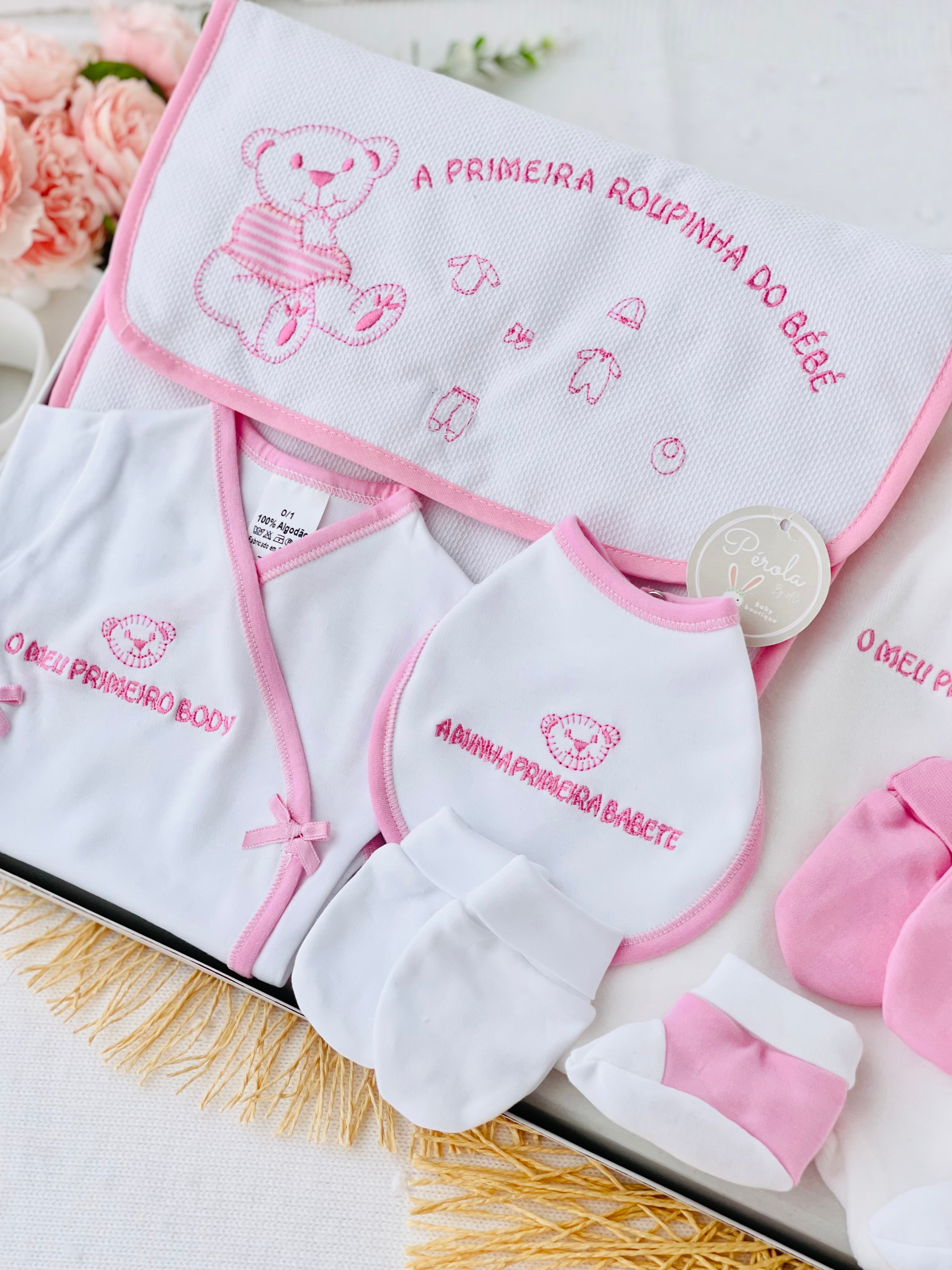 Conjunto primeira roupinha VELUDO