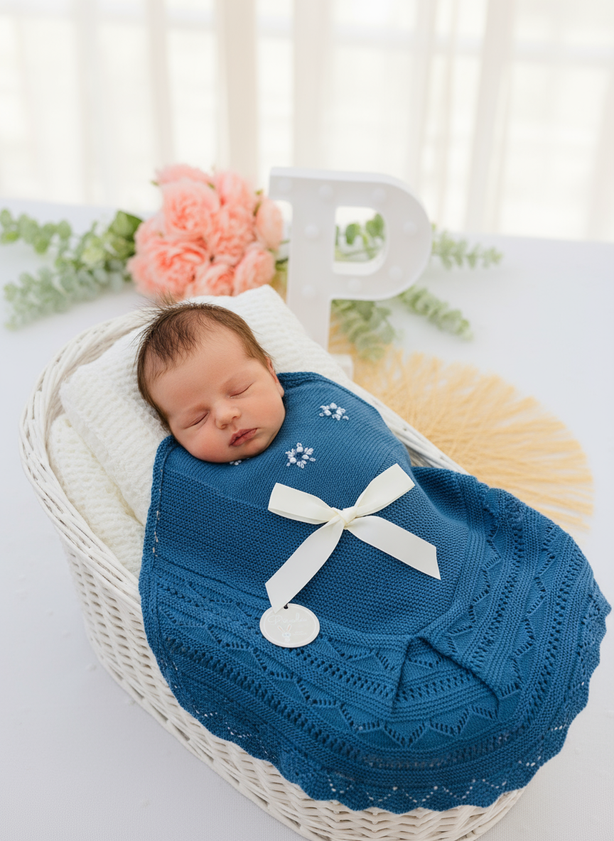 Manta / Xaile em malha