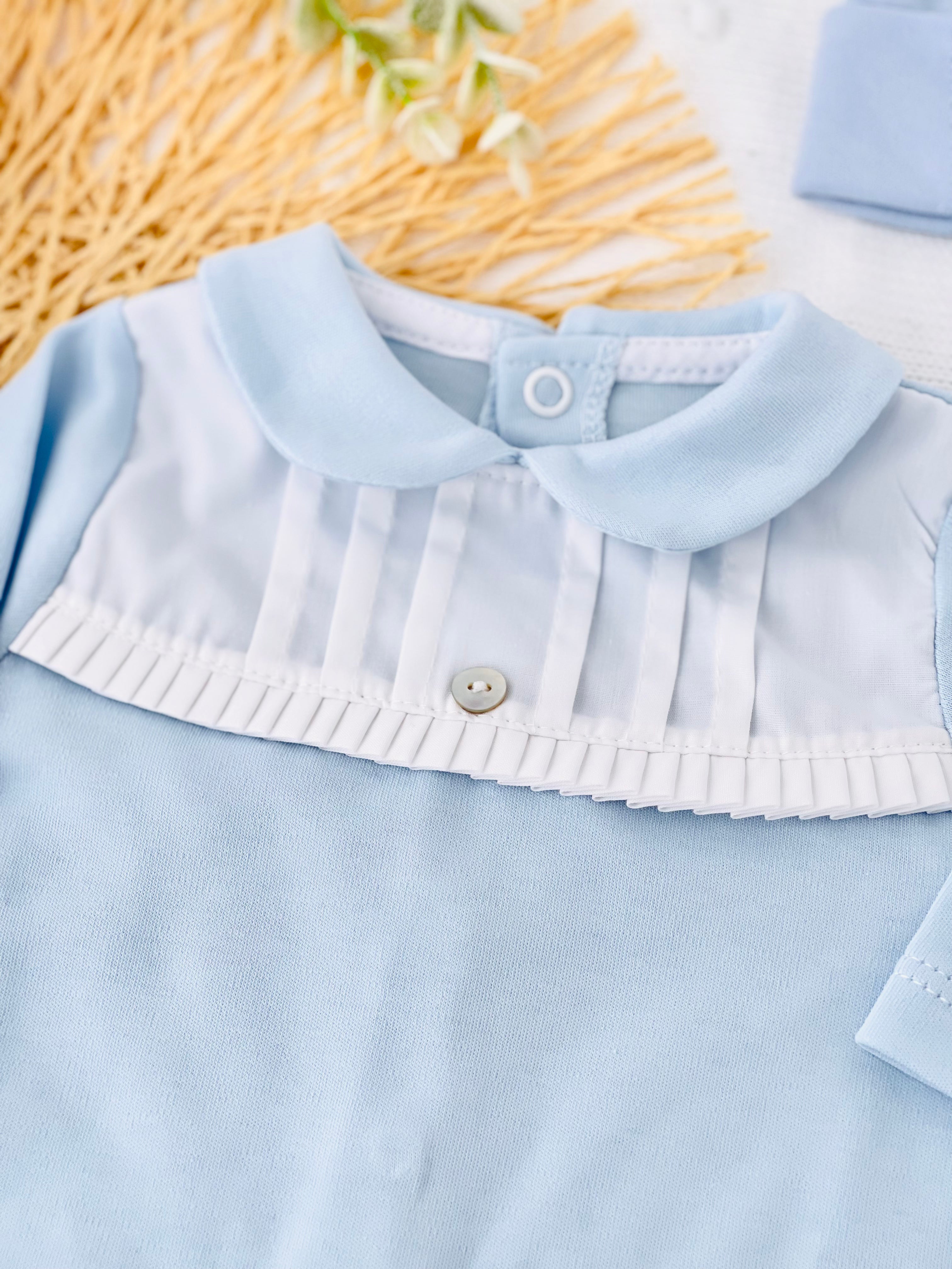 Babygrow algodão gola Peter Pan