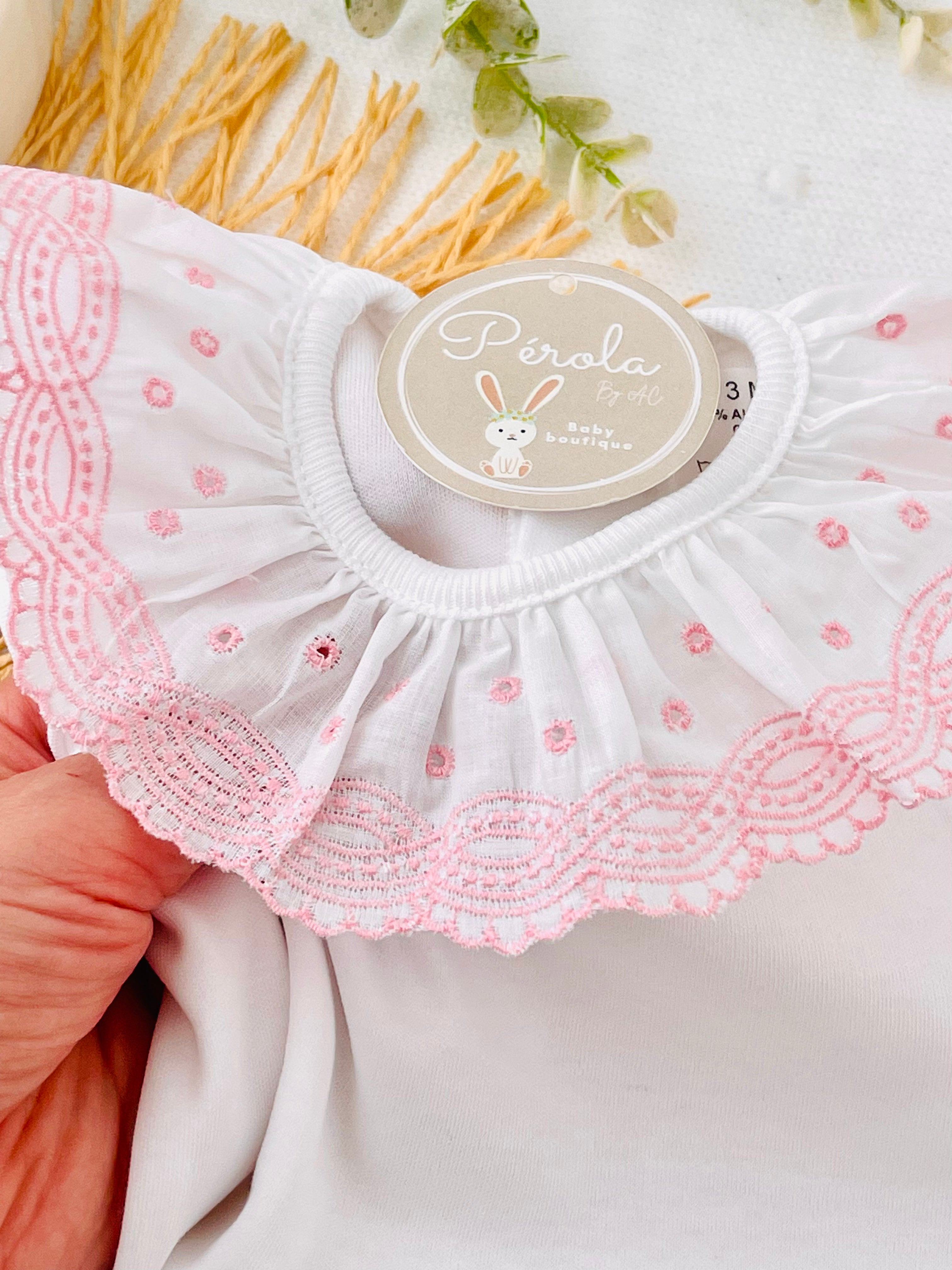 Body golinha renda de manga curta