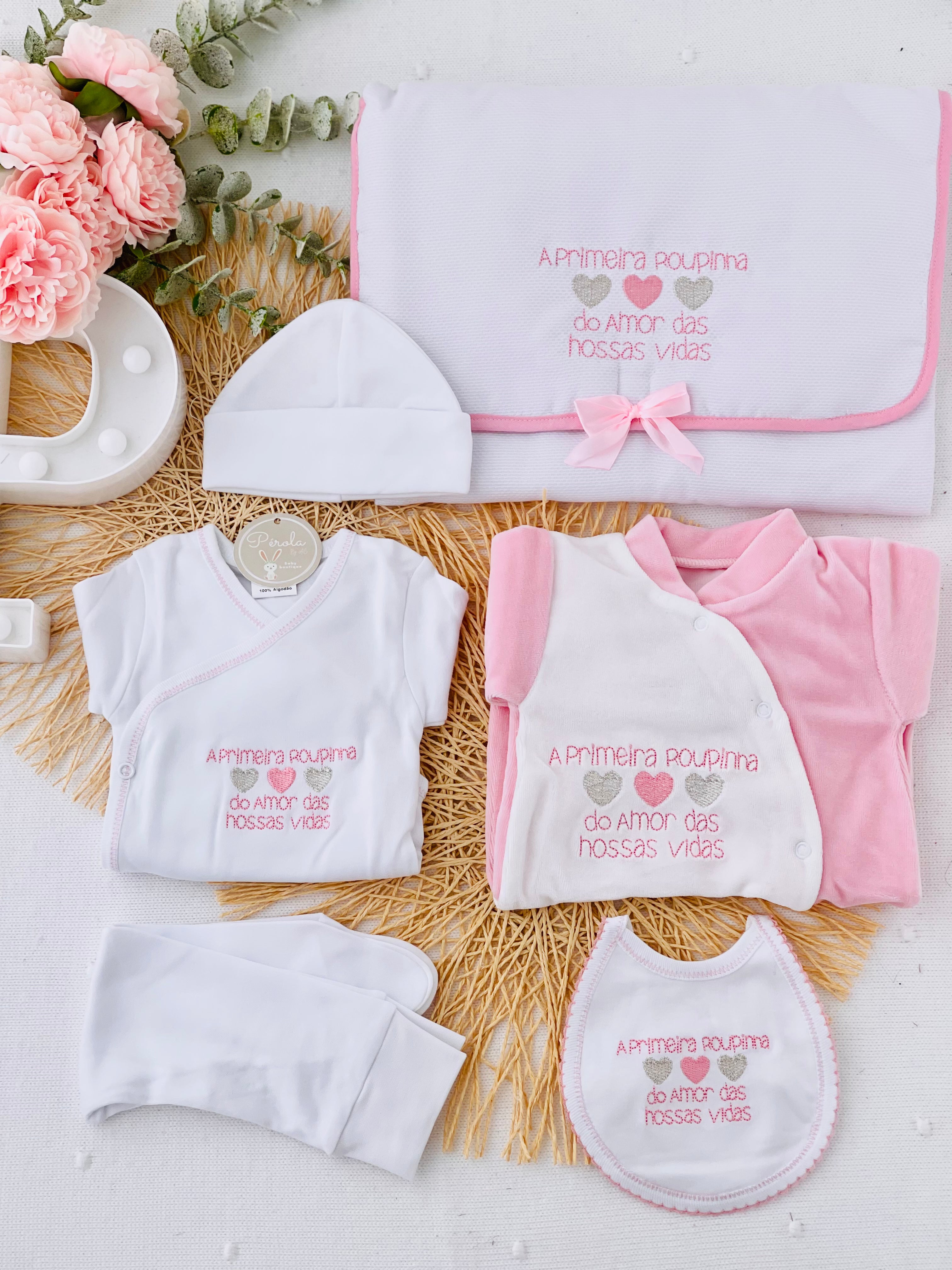 Conjunto primeira sales roupa bebe