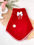 Manta xaile em vermelho