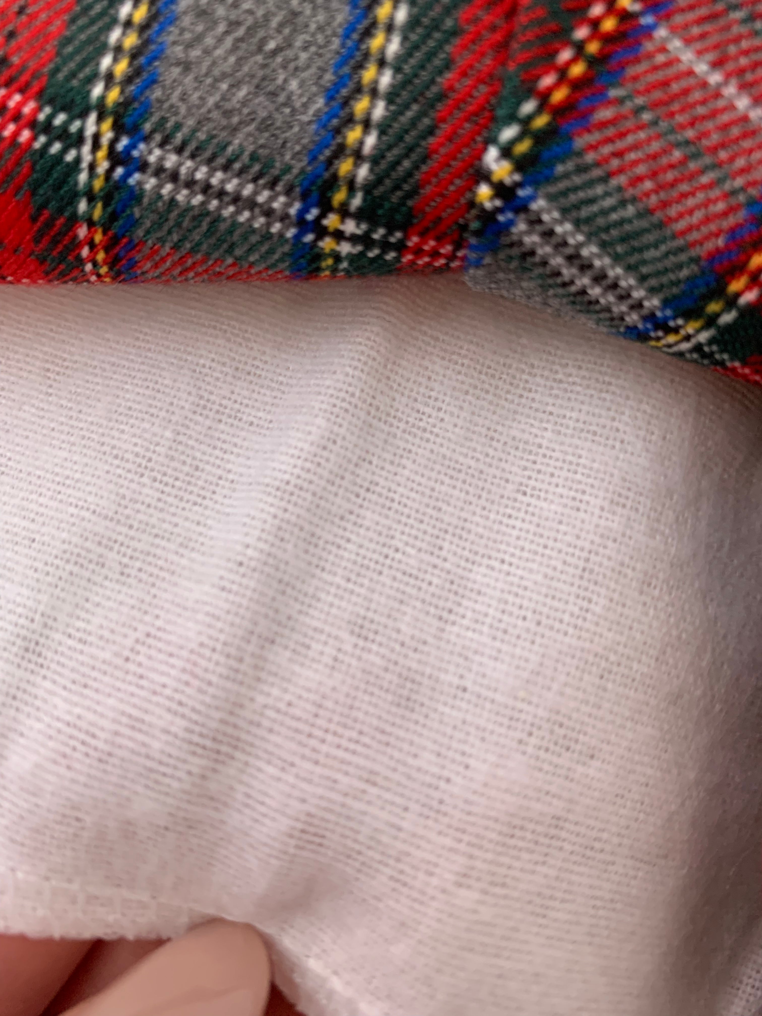 Conjunto laço: vestido xadrez  e camisa