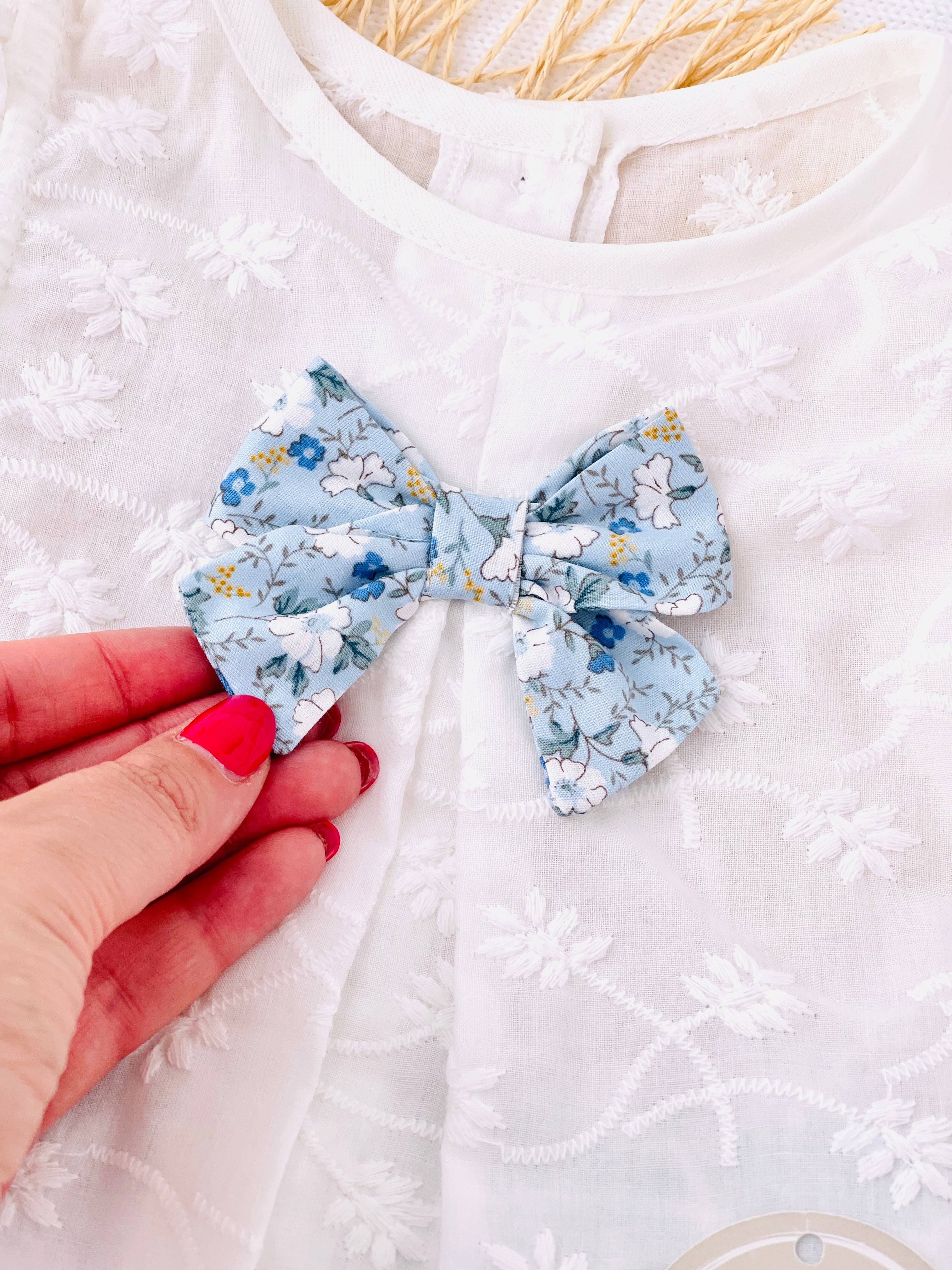 Conjunto túnica e tapa fraldas azul