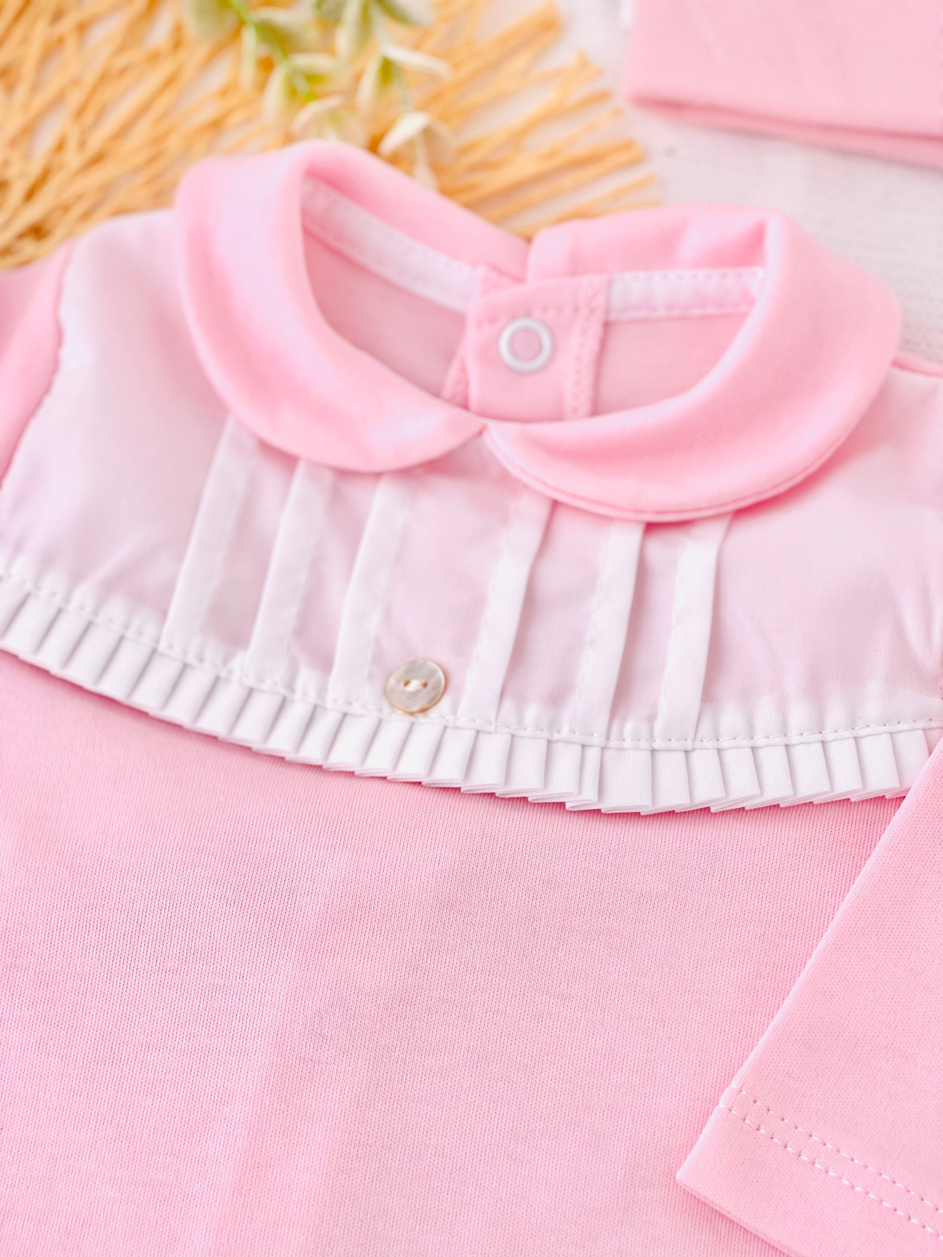 Babygrow algodão gola Peter Pan