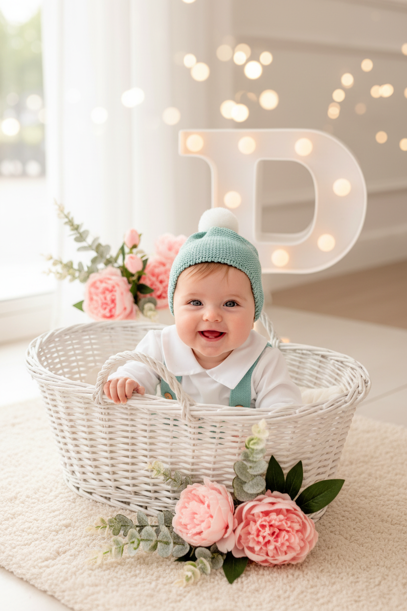 Conjunto doce verde : Fofo, camisa  e gorro