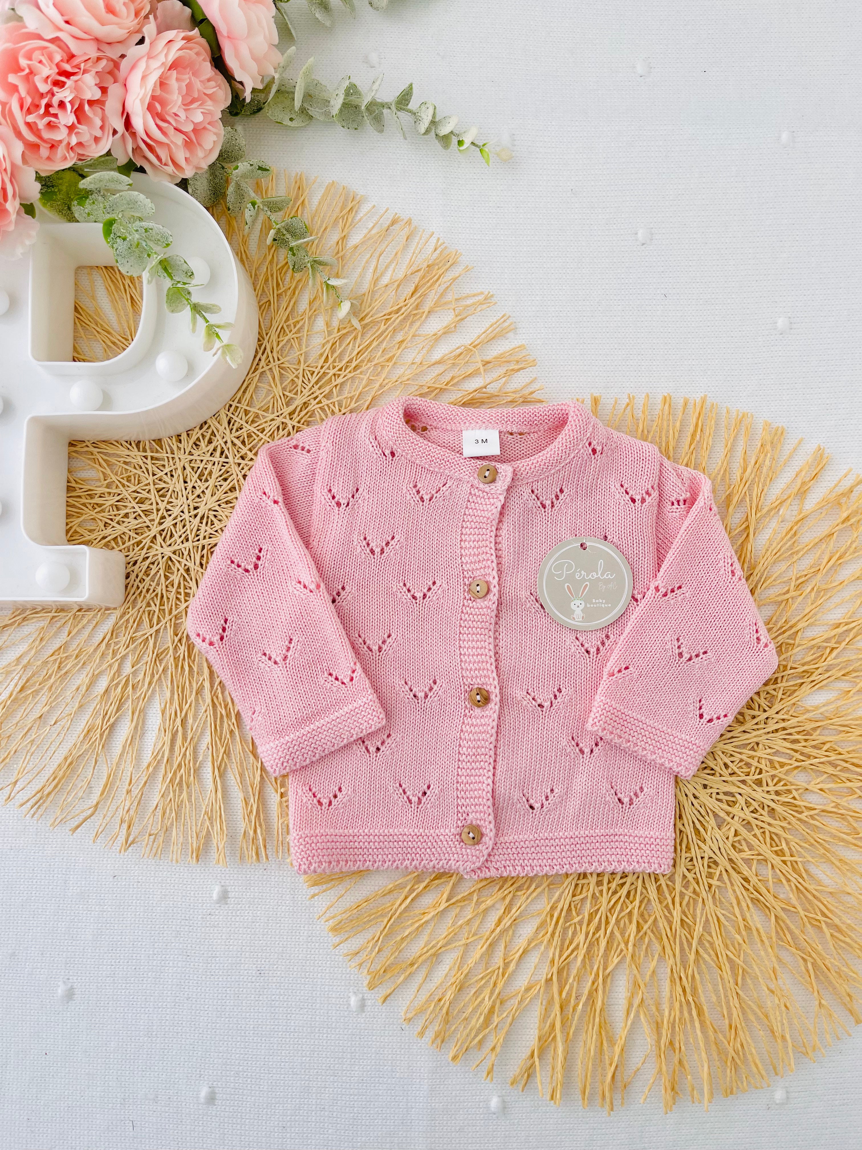 Casaco de malha algodão