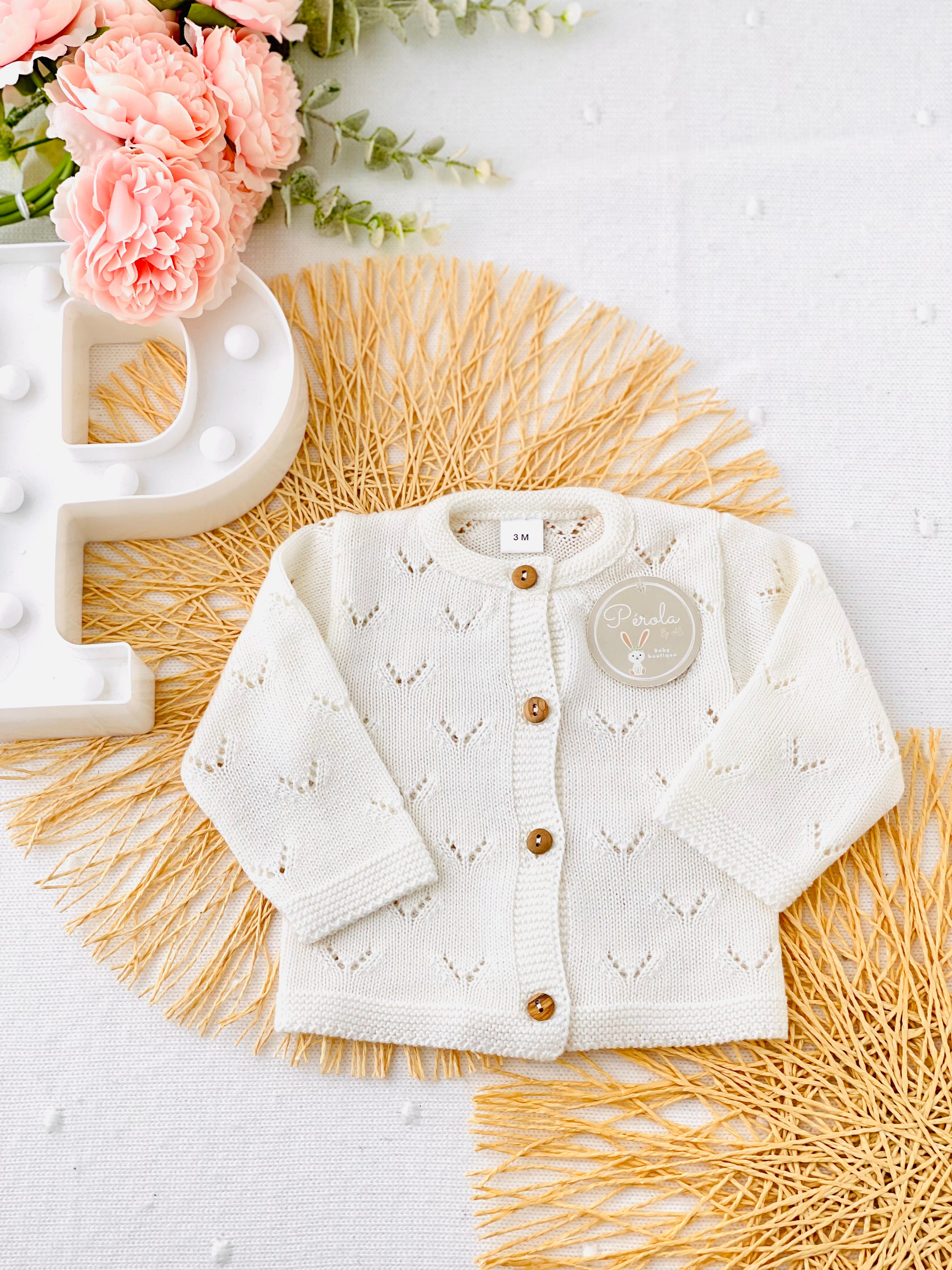 Casaco de malha algodão