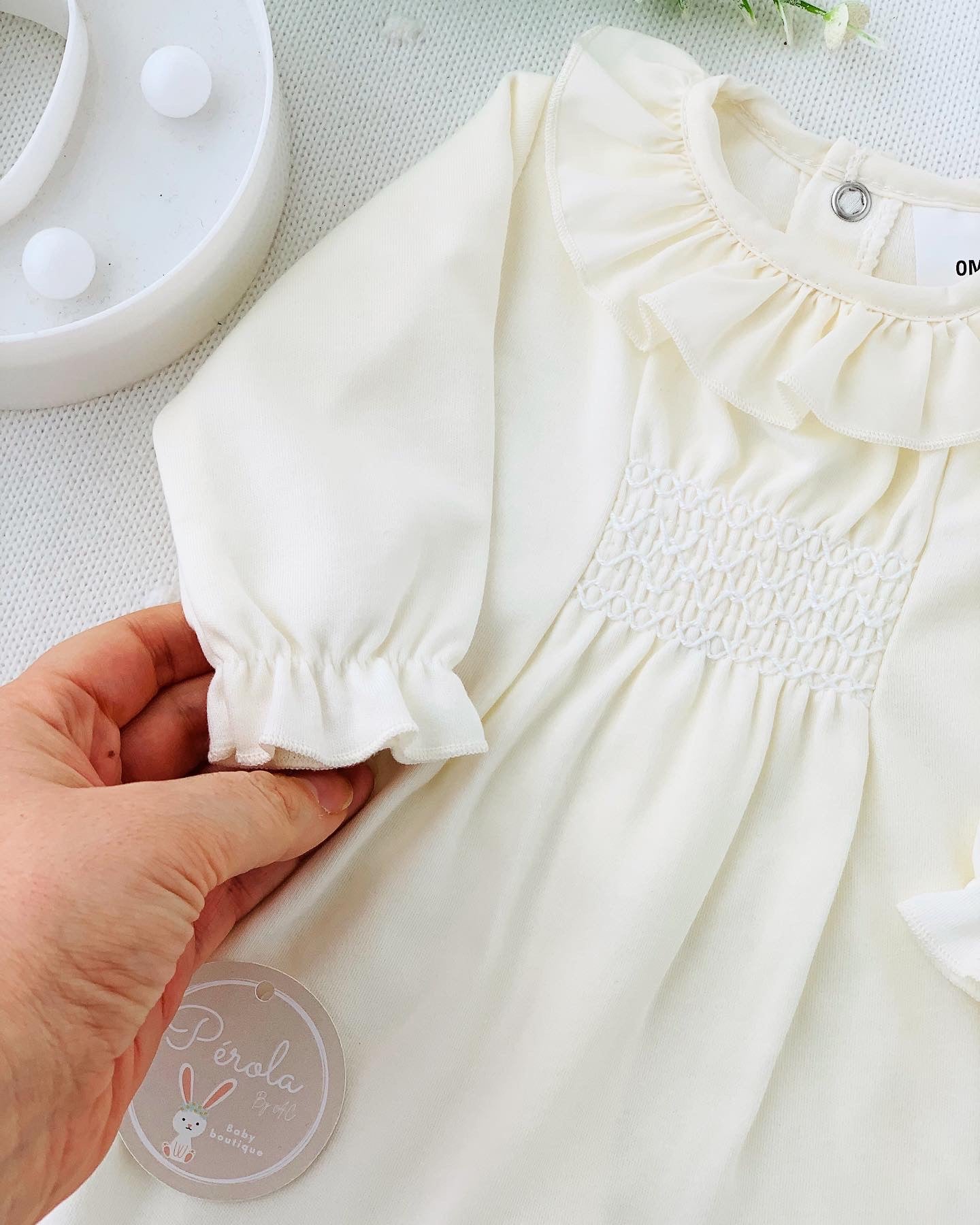 Babygrow favos em algodão