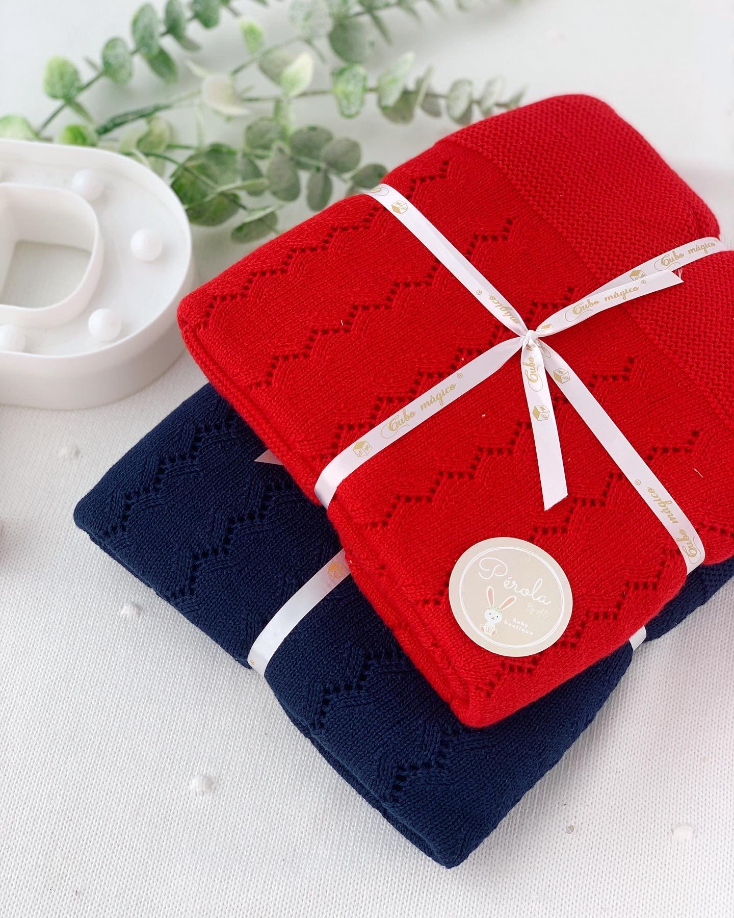 Manta malha 100% algodão zigzag