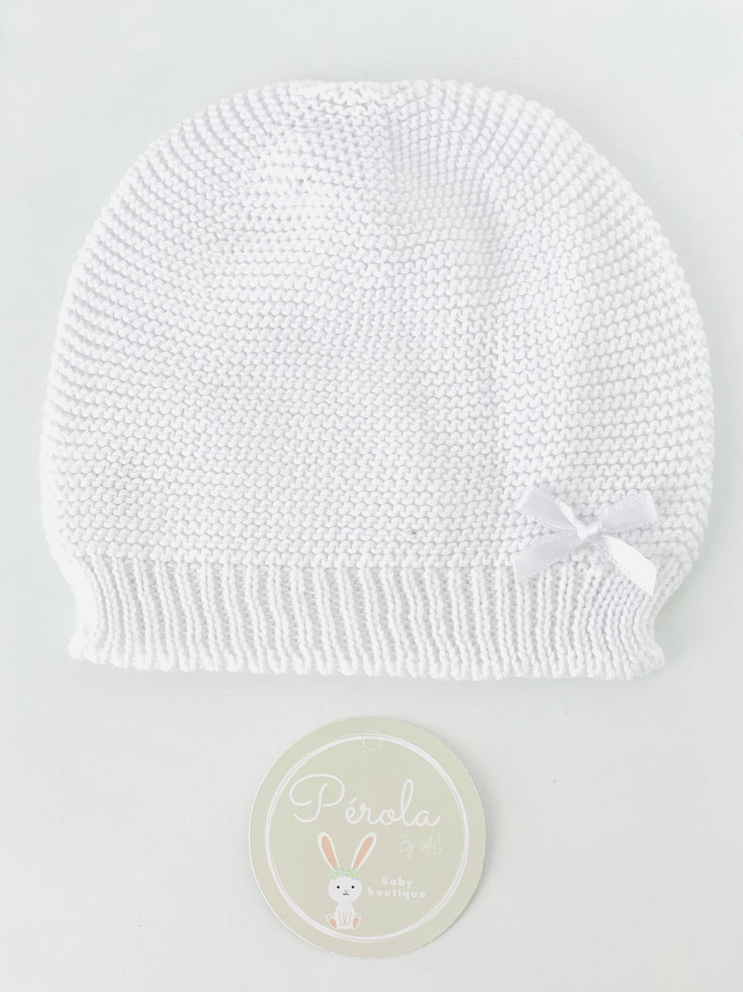 Gorro malha de algodão