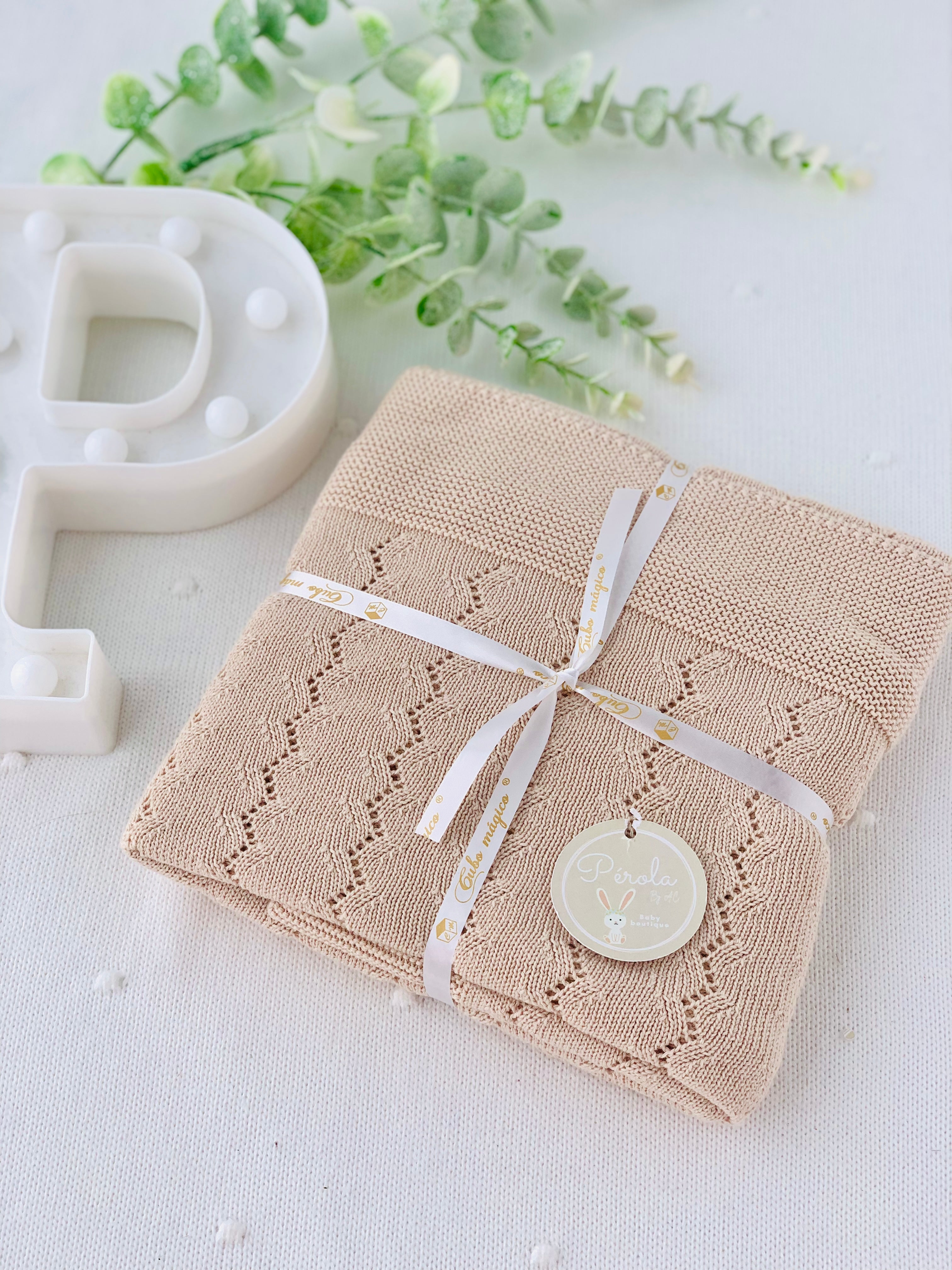 Manta malha 100% algodão zigzag