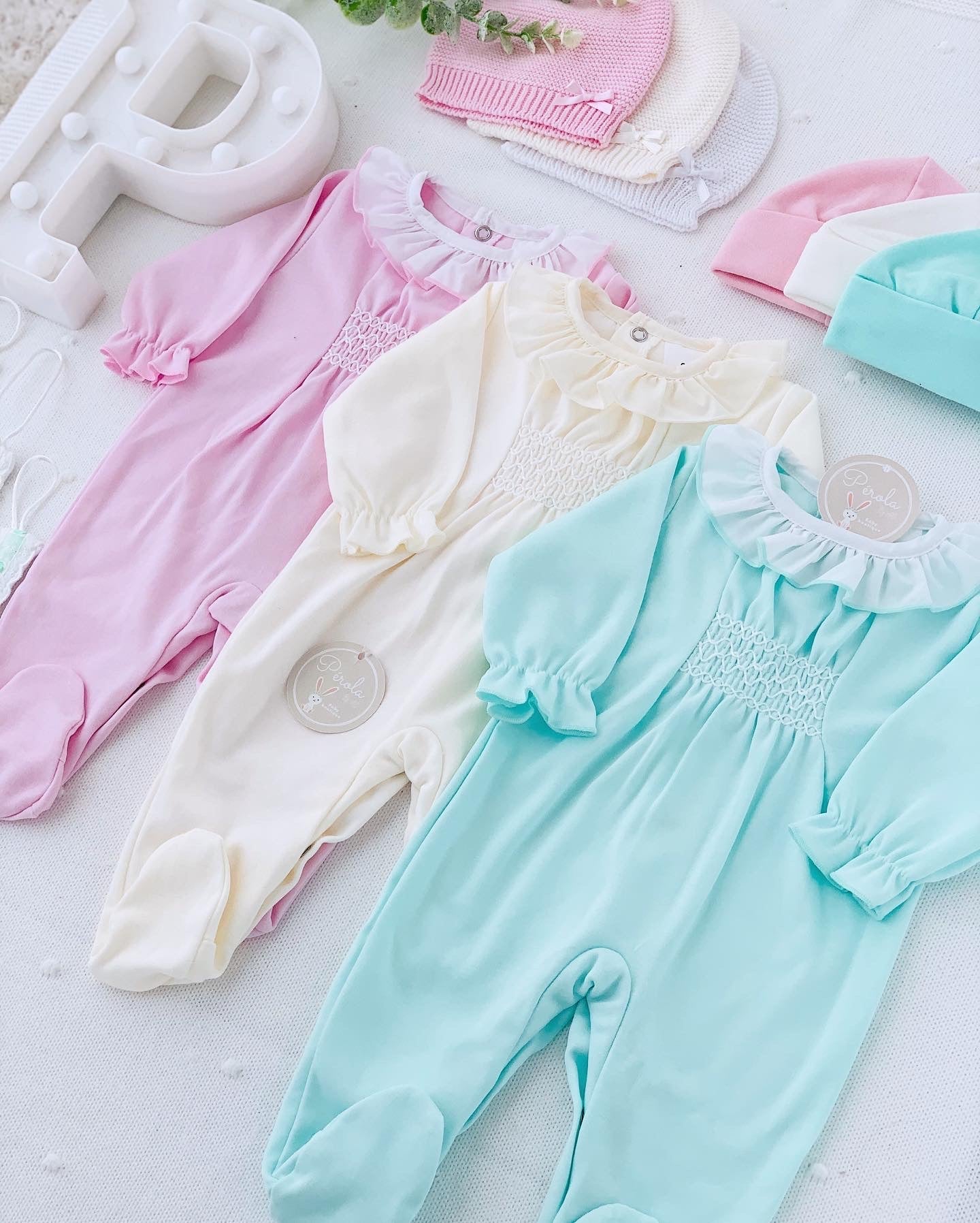 Babygrow favos em algodão