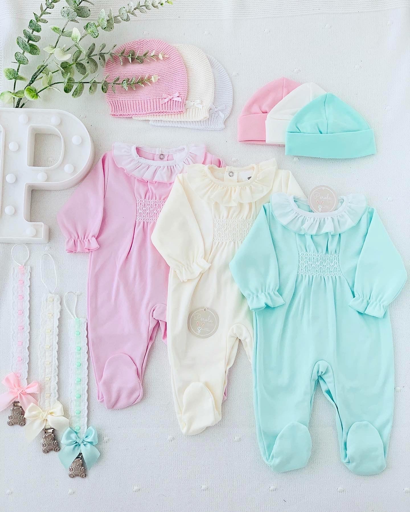 Babygrow favos em algodão
