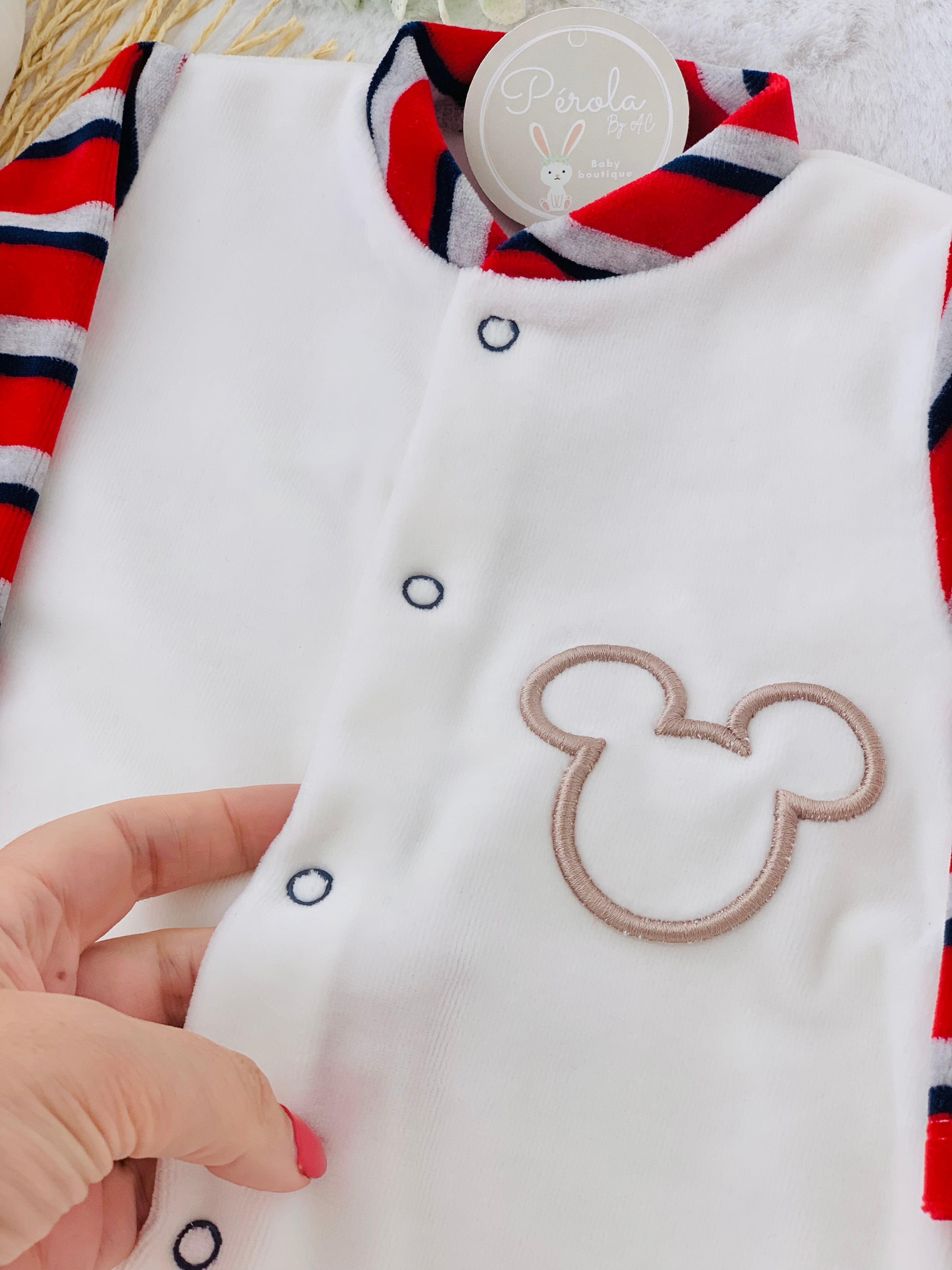 Babygrow em veludo 12M