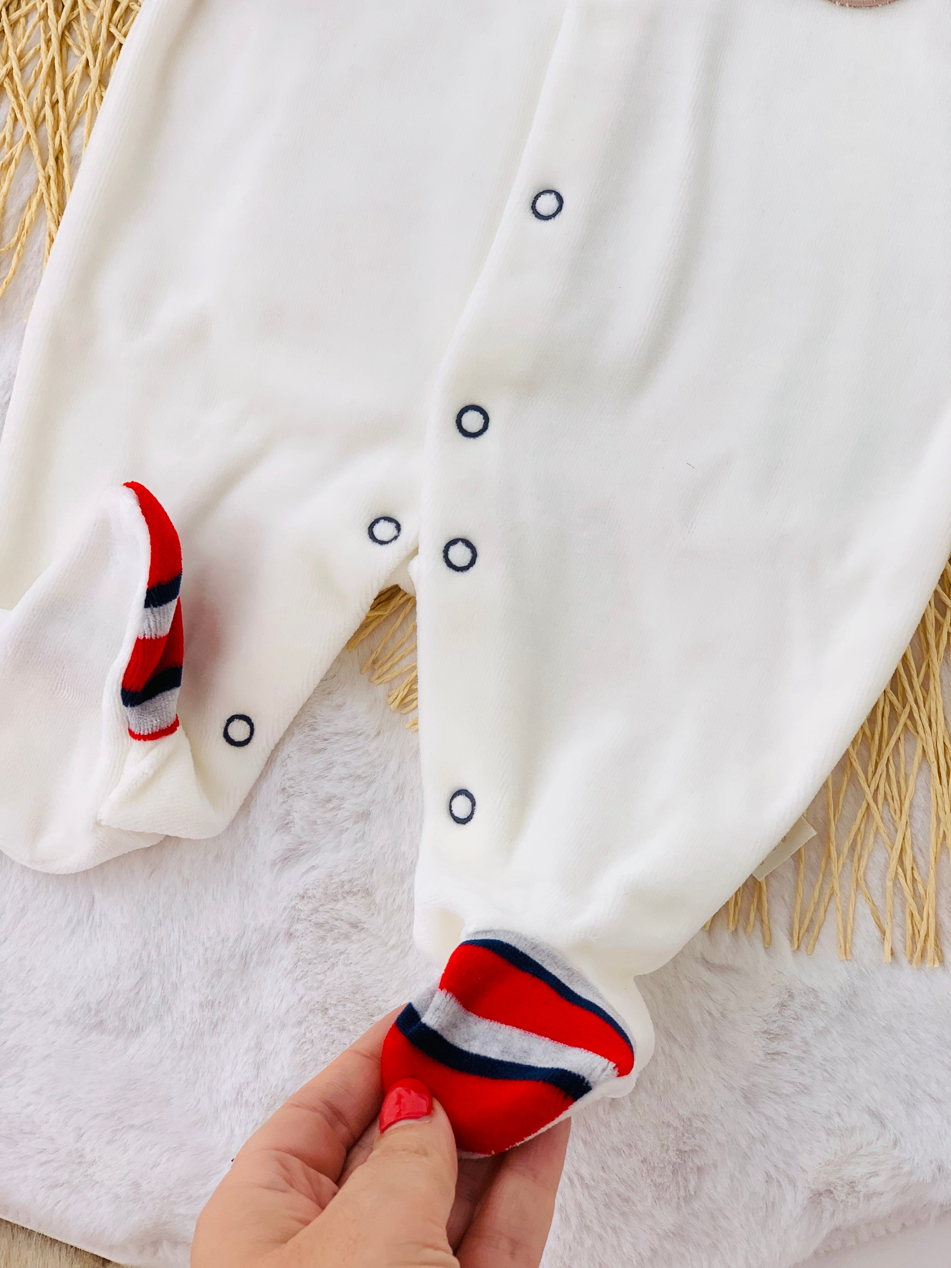 Babygrow em veludo 12M