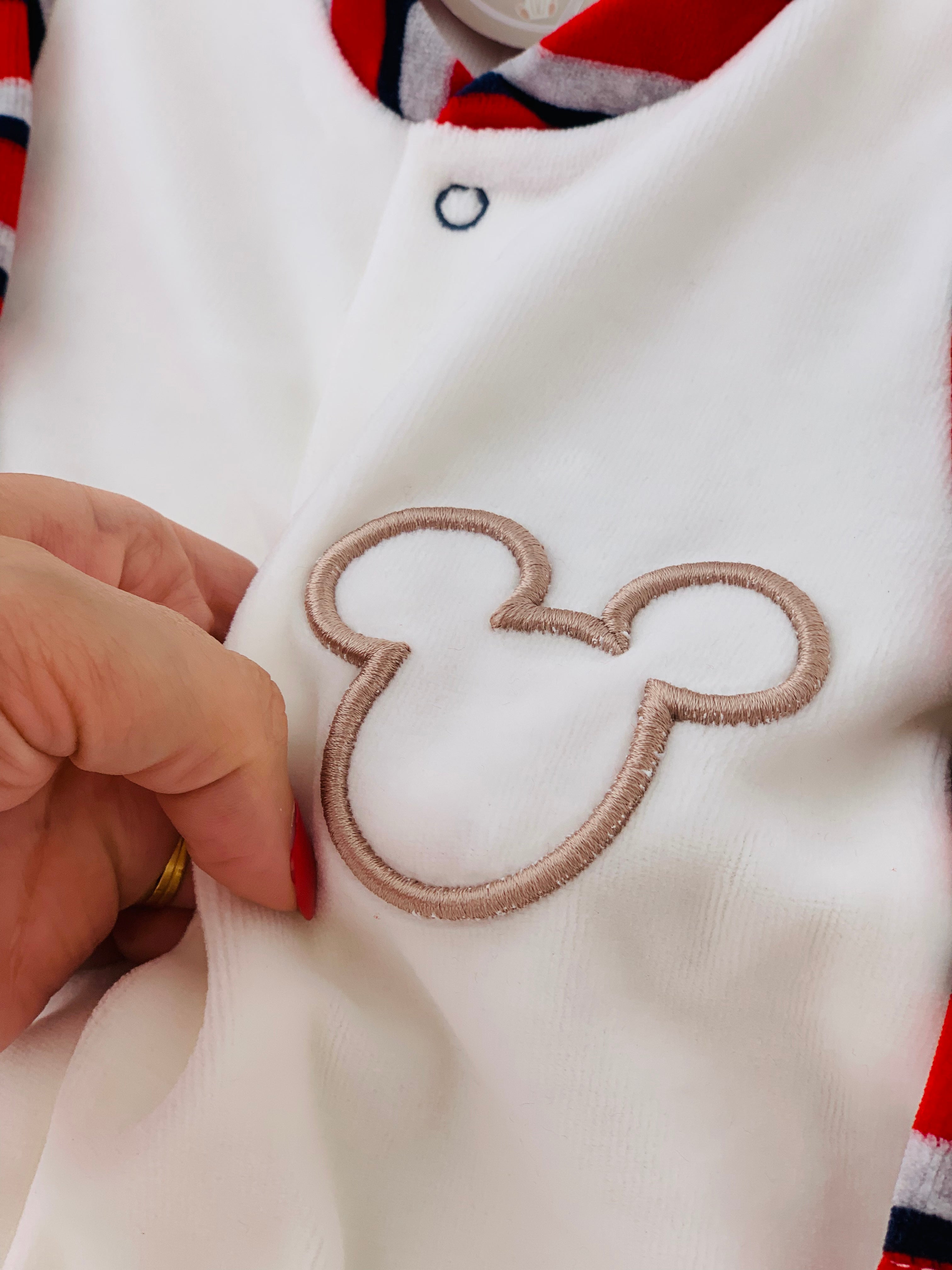 Babygrow em veludo 12M