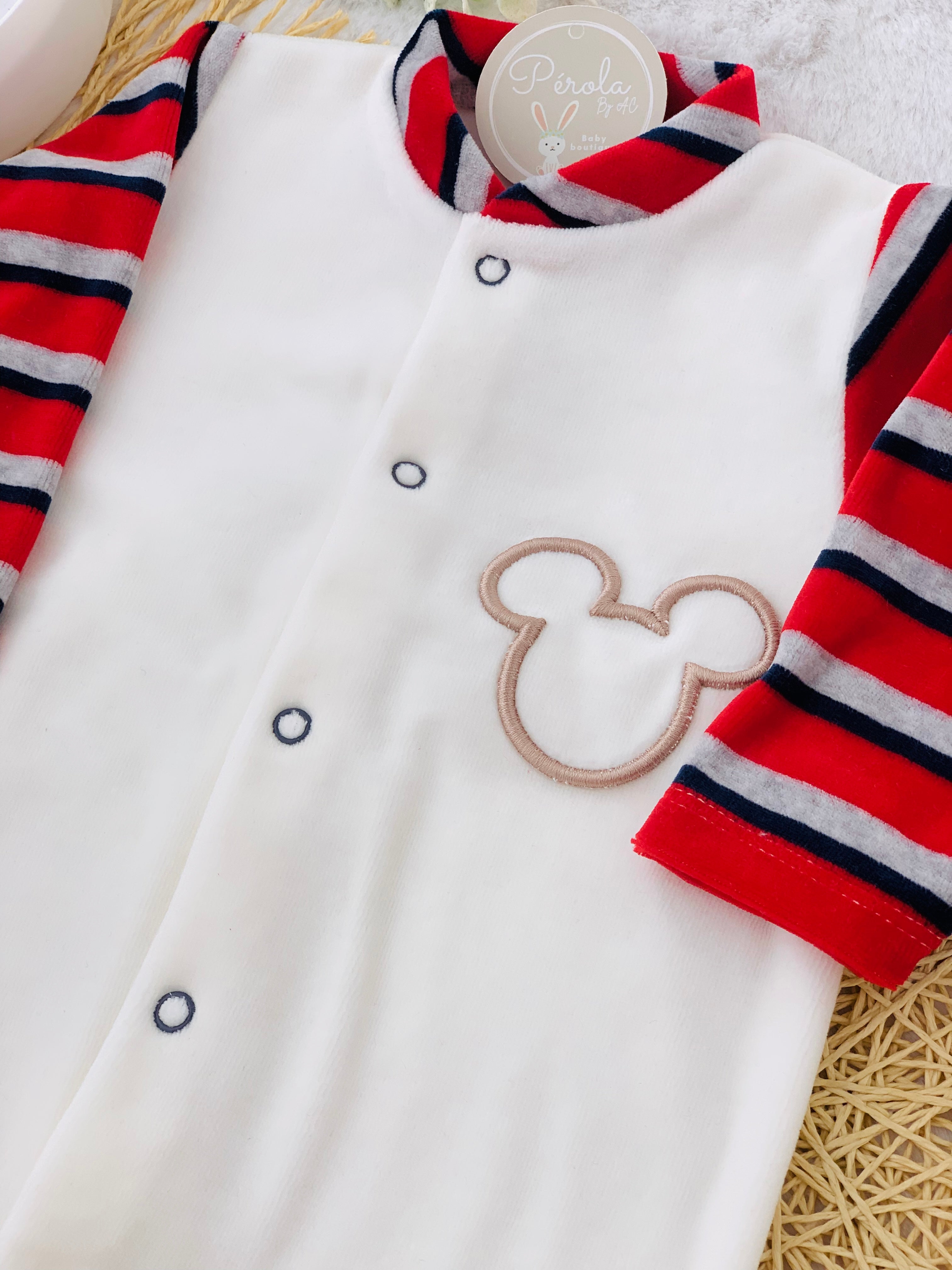 Babygrow em veludo 12M