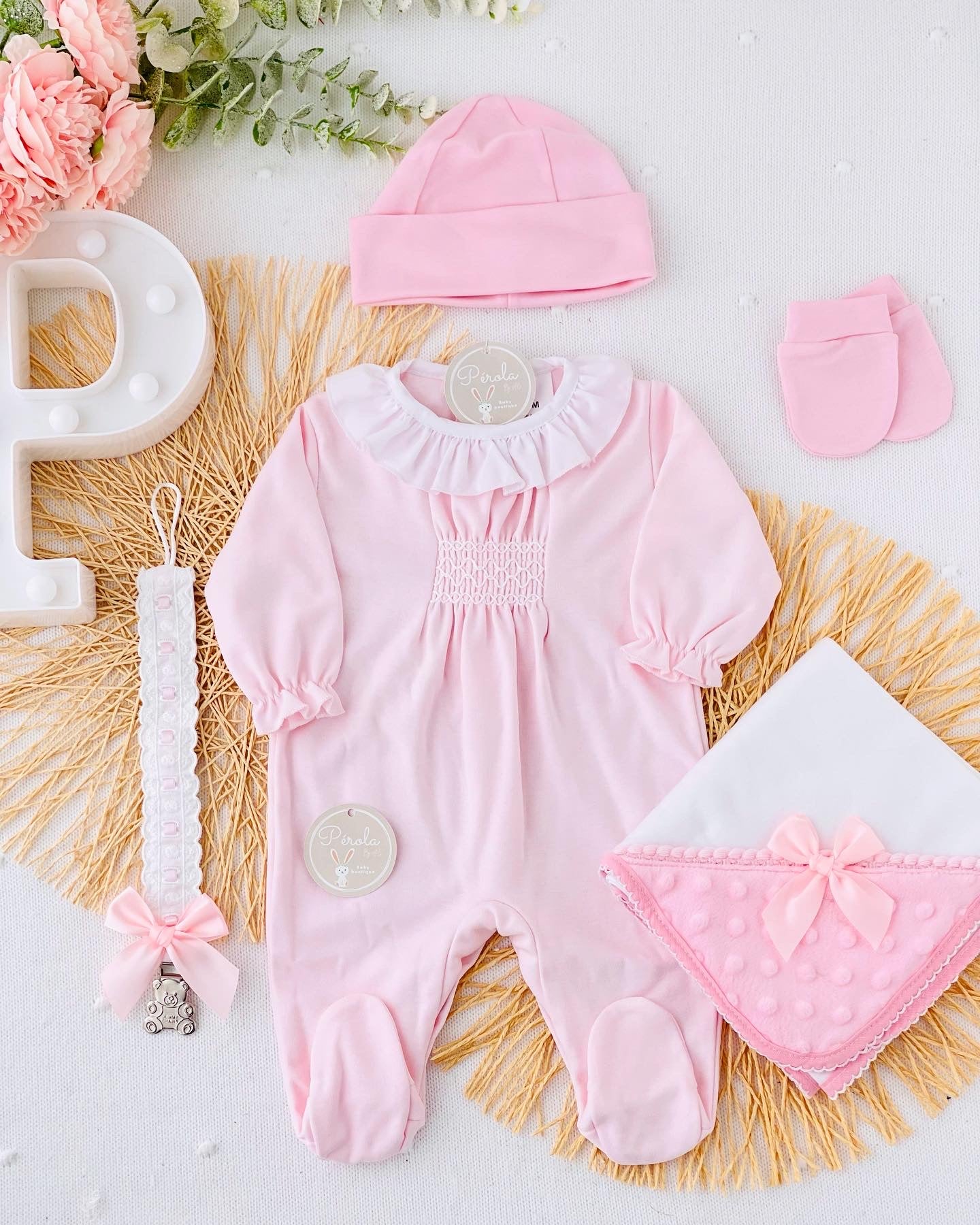 Babygrow favos em algodão
